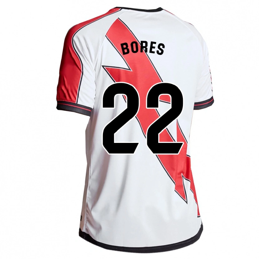 Danxen Kinder María Bores #22 Weiß Rot Heimtrikot Trikot 2025/26 T-Shirt