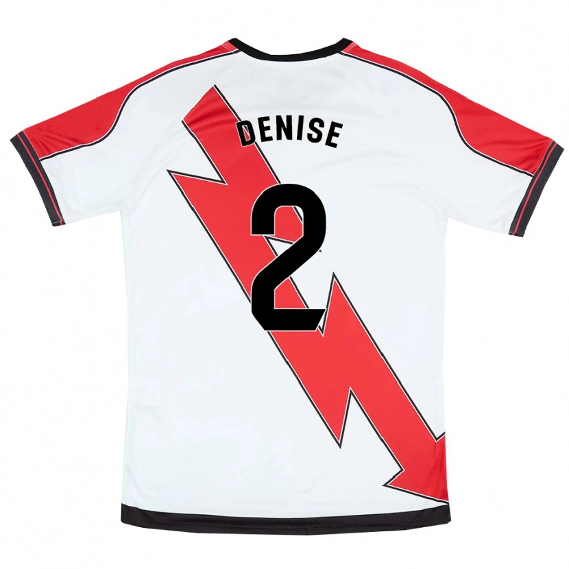 Danxen Kinder Denise Garcia Rojo #2 Weiß Rot Heimtrikot Trikot 2025/26 T-Shirt