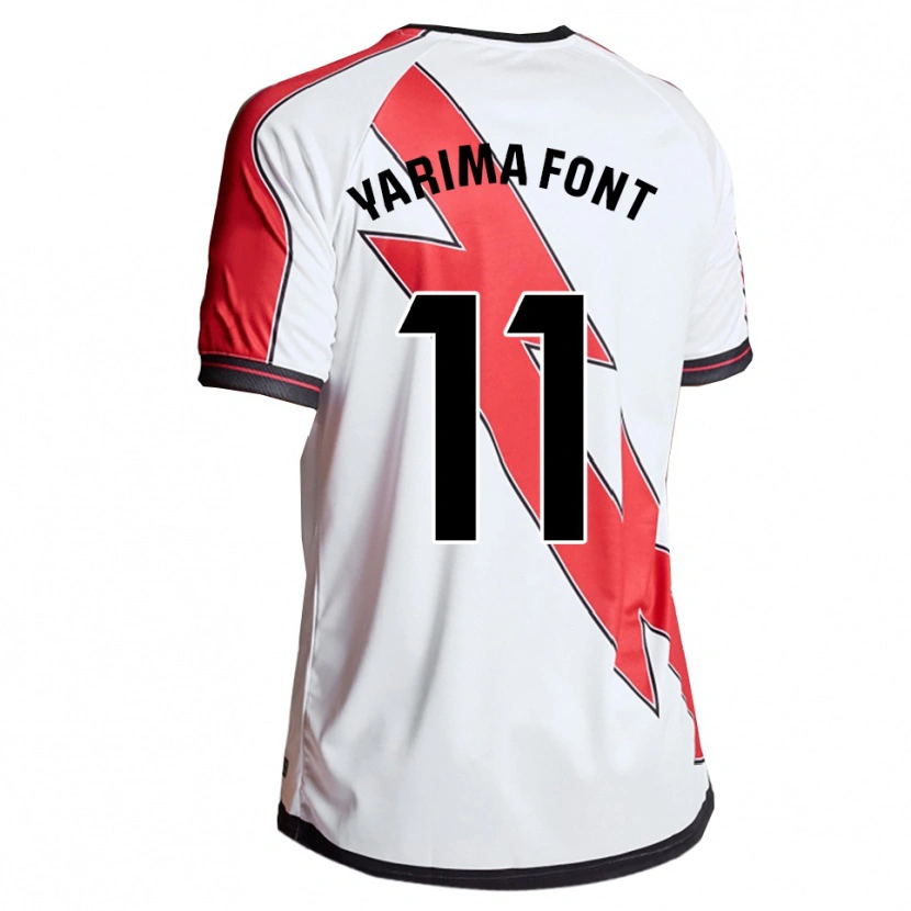 Danxen Kinder Yarima Font Barrasa #11 Weiß Rot Heimtrikot Trikot 2025/26 T-Shirt