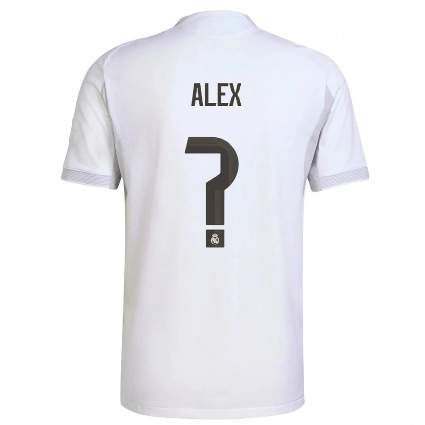Danxen Kinder Alex Sanchez #0 Weiß Gelb Heimtrikot Trikot 2025/26 T-Shirt