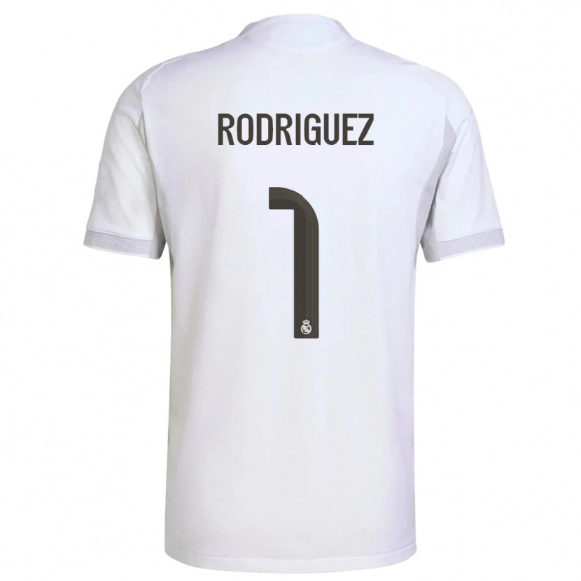 Danxen Kinder Misa Rodriguez #1 Weiß Gelb Heimtrikot Trikot 2025/26 T-Shirt