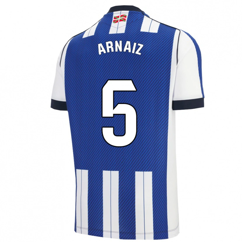 Danxen Kinder Iris Arnaiz #5 Blau Weiß Heimtrikot Trikot 2025/26 T-Shirt