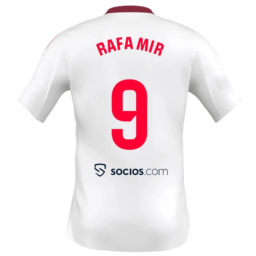 Danxen Kinder Rafa Mir #9 Weiß Rot Heimtrikot Trikot 2025/26 T-Shirt