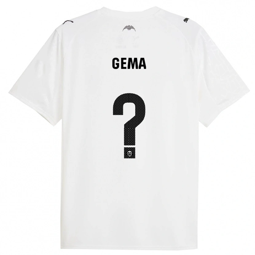 Danxen Kinder Gema Climent Flordelis #0 Weiß Schwarz Heimtrikot Trikot 2025/26 T-Shirt