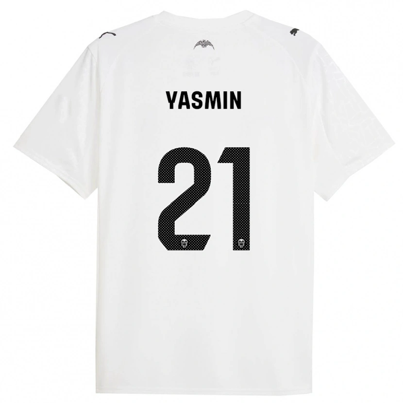 Danxen Kinder Yasmin Katie Mrabet Slack #21 Weiß Schwarz Heimtrikot Trikot 2025/26 T-Shirt