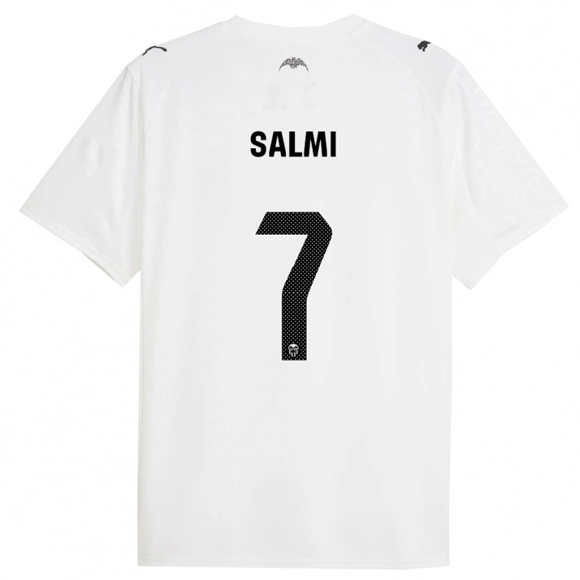 Danxen Kinder Iina Salmi #7 Weiß Schwarz Heimtrikot Trikot 2025/26 T-Shirt