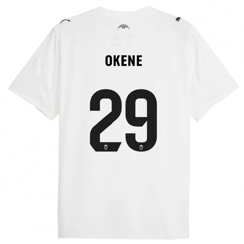 Danxen Kinder Andrea Okene #29 Weiß Schwarz Heimtrikot Trikot 2025/26 T-Shirt