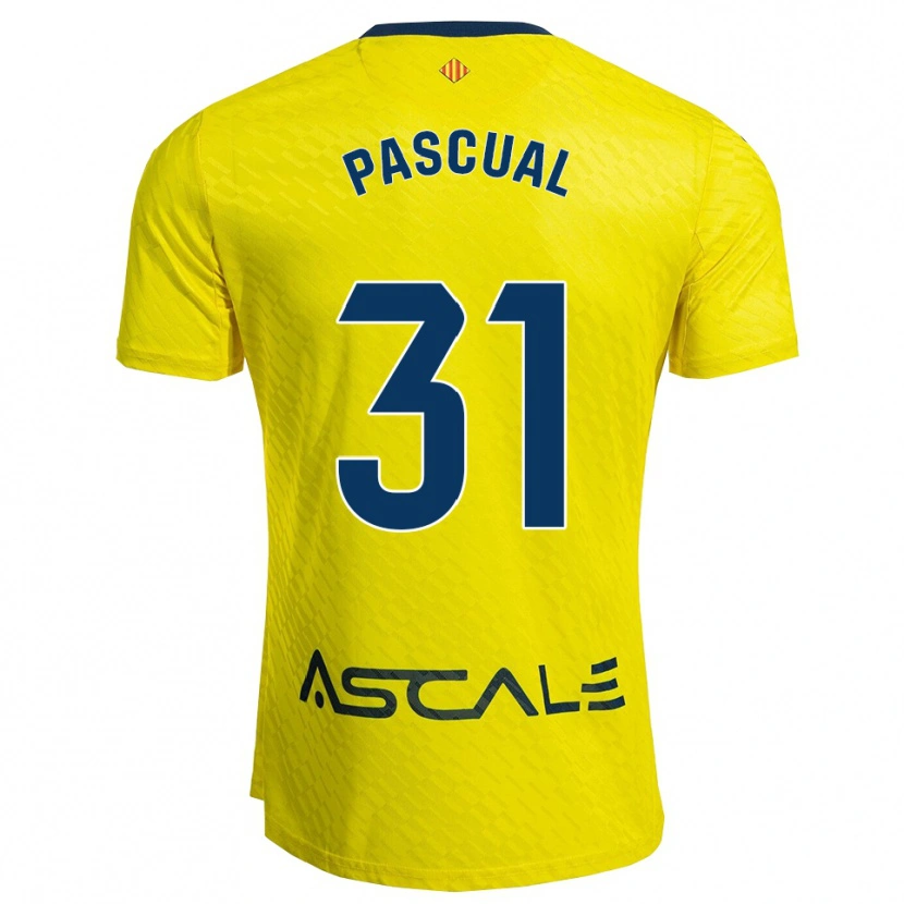 Danxen Kinder Pablo Pascual #31 Gelb Marine Heimtrikot Trikot 2025/26 T-Shirt