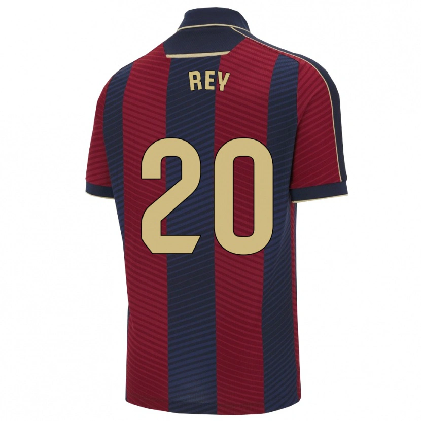 Danxen Kinder Oriol Rey #20 Rot Marine Heimtrikot Trikot 2025/26 T-Shirt