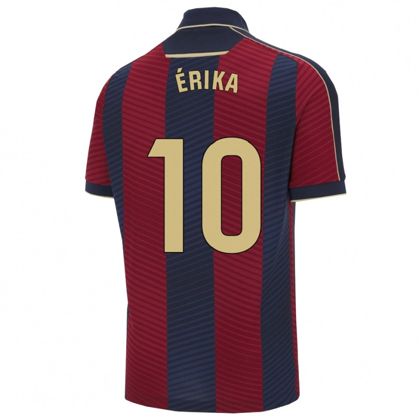 Danxen Kinder Érika González #10 Rot Marine Heimtrikot Trikot 2025/26 T-Shirt