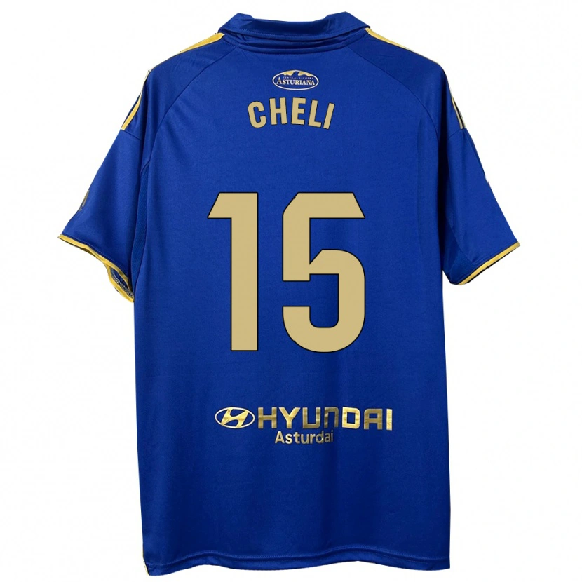 Danxen Kinder Cheli #15 Blau Gold Heimtrikot Trikot 2025/26 T-Shirt