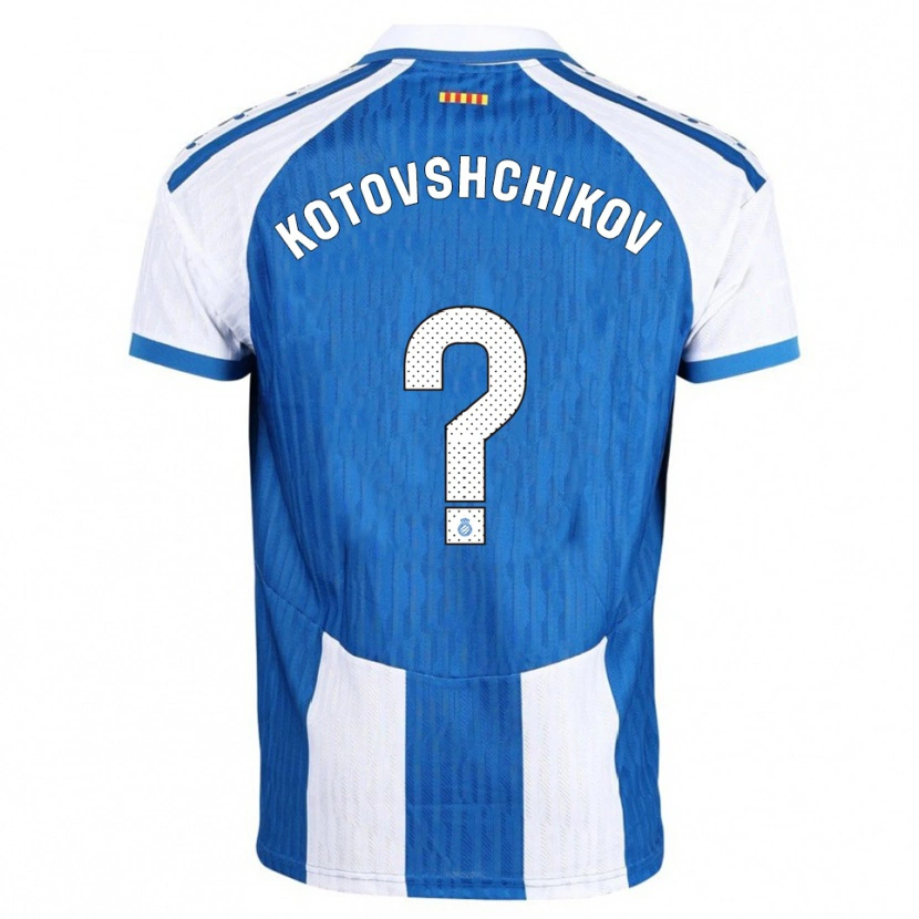 Danxen Kinder Makar Kotovshchikov #0 Blau Weiß Heimtrikot Trikot 2025/26 T-Shirt