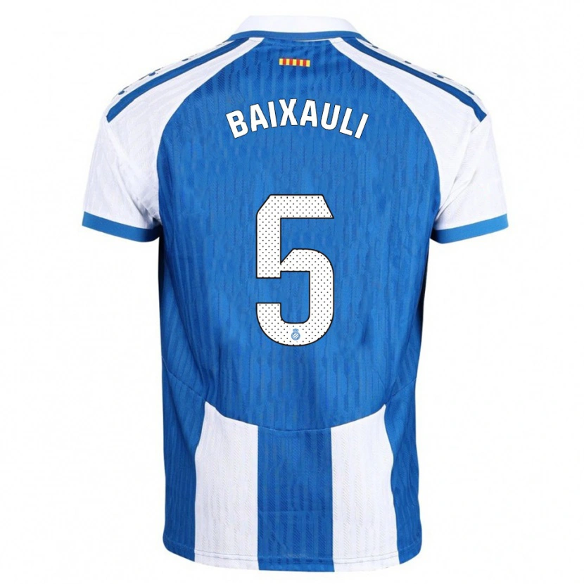Danxen Kinder Iker Baixauli #5 Blau Weiß Heimtrikot Trikot 2025/26 T-Shirt