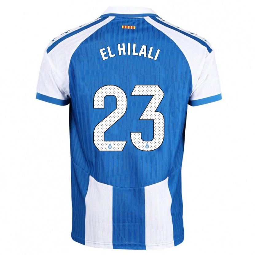 Danxen Kinder Omar El Hilali #23 Blau Weiß Heimtrikot Trikot 2025/26 T-Shirt