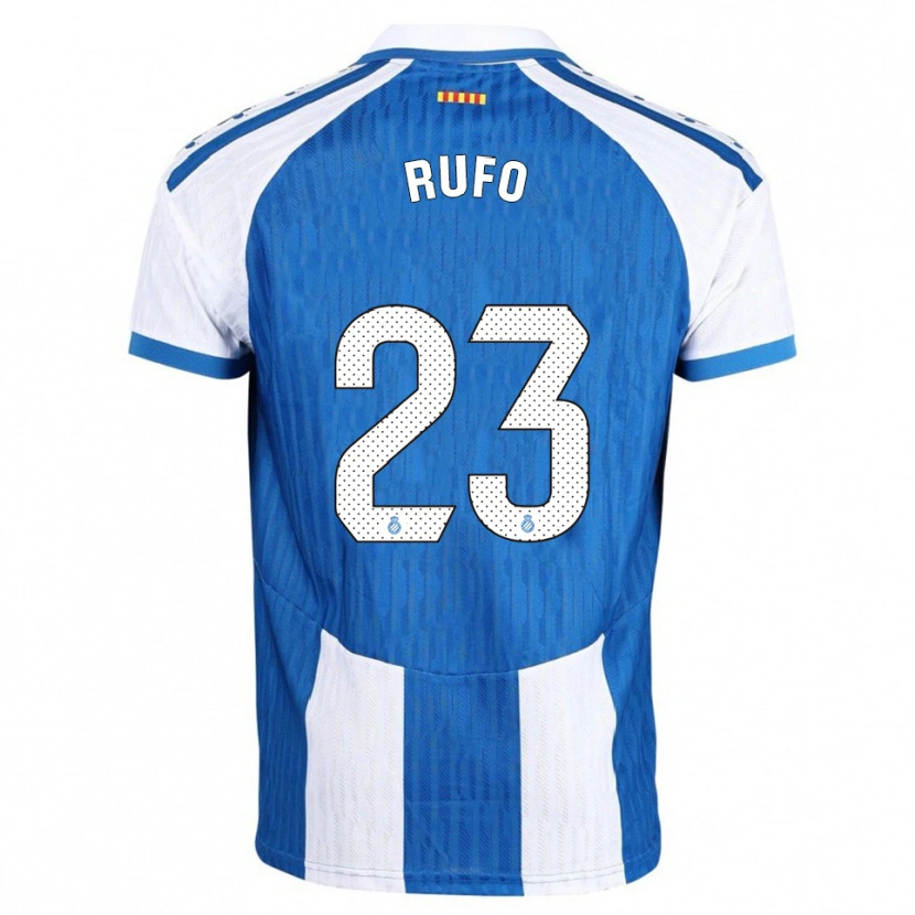 Danxen Kinder Xavi Rufo #23 Blau Weiß Heimtrikot Trikot 2025/26 T-Shirt