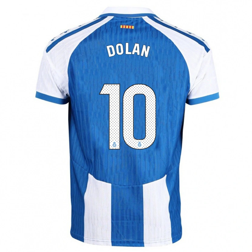 Danxen Kinder Tyrhys Dolan #10 Blau Weiß Heimtrikot Trikot 2025/26 T-Shirt