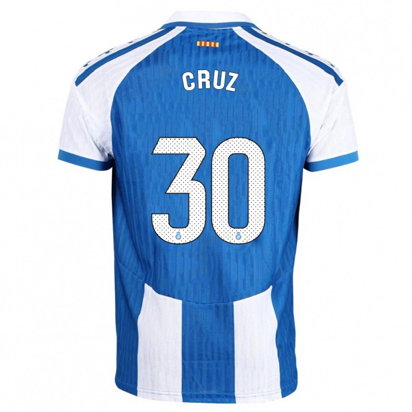 Danxen Kinder Denis Cruz #30 Blau Weiß Heimtrikot Trikot 2025/26 T-Shirt