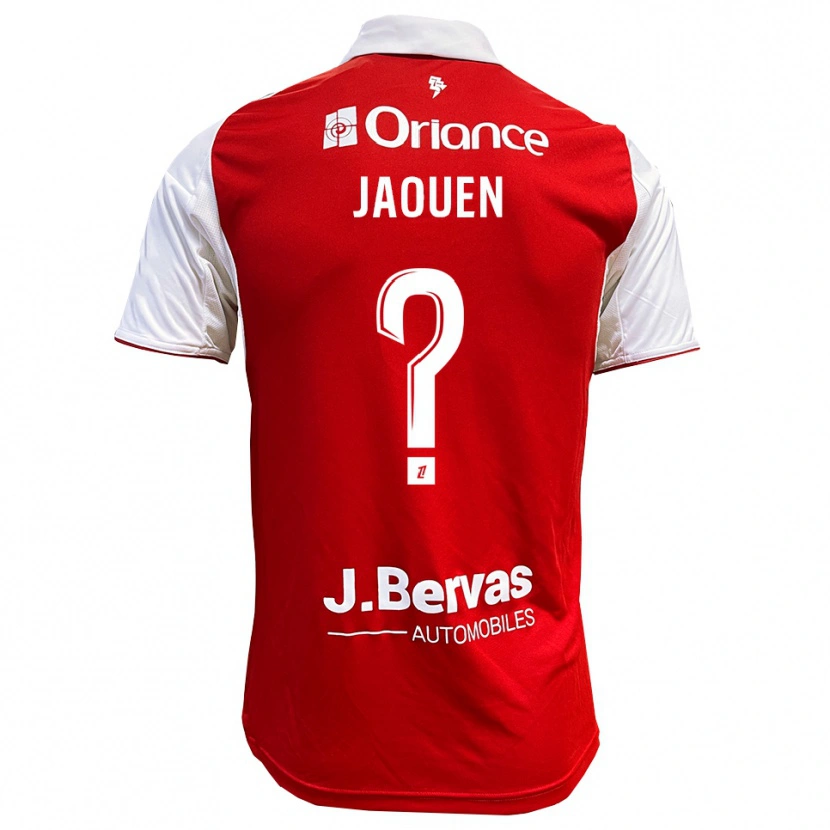 Danxen Kinder Léane Jaouen #0 Rot Weiß Heimtrikot Trikot 2025/26 T-Shirt