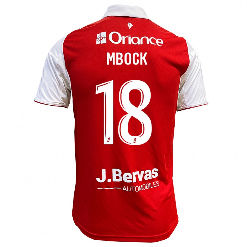 Danxen Kinder Hianga'a Mbock #18 Rot Weiß Heimtrikot Trikot 2025/26 T-Shirt