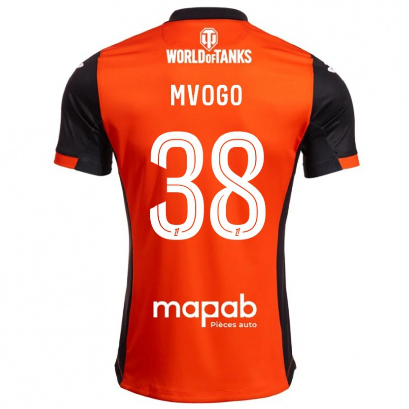 Danxen Kinder Yvon Mvogo #38 Schwarz Orange Heimtrikot Trikot 2025/26 T-Shirt