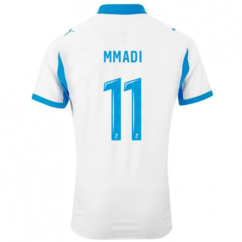 Danxen Kinder Tadjidine Mmadi #11 Weiß Himmelblau Heimtrikot Trikot 2025/26 T-Shirt