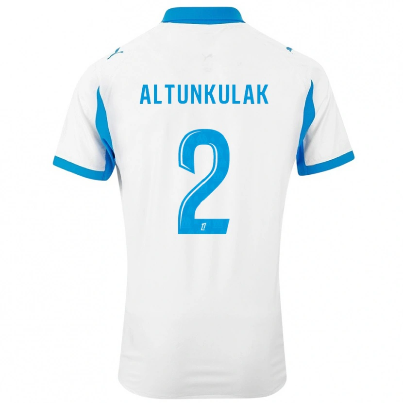 Danxen Kinder Selen Altunkulak #2 Weiß Himmelblau Heimtrikot Trikot 2025/26 T-Shirt