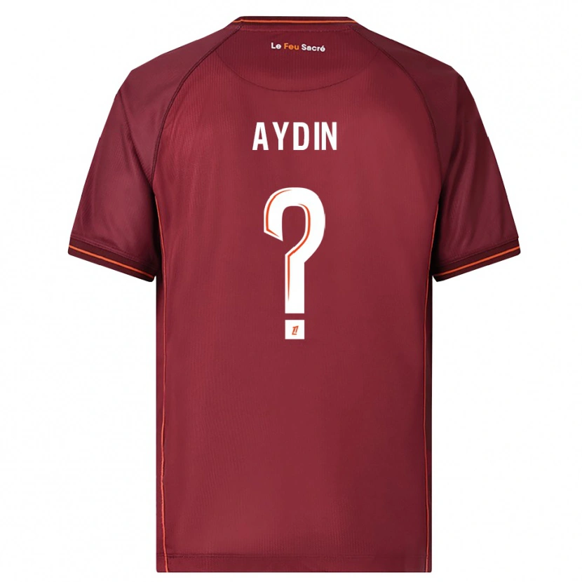 Danxen Kinder Oguzhan Aydin #0 Burgunderrot Weiß Heimtrikot Trikot 2025/26 T-Shirt
