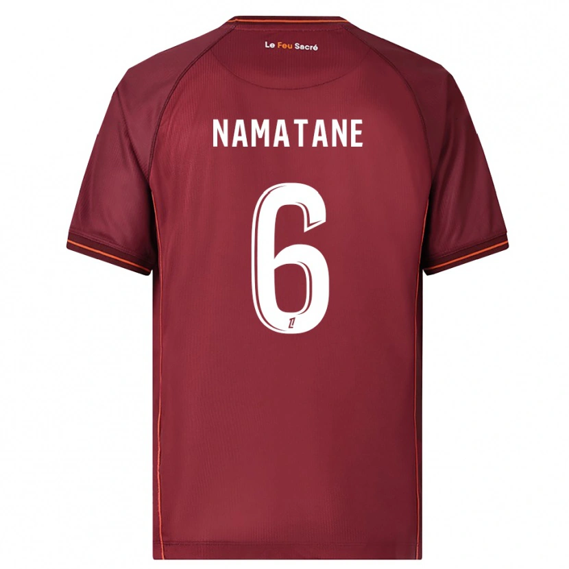 Danxen Kinder Joseph Namatane #6 Burgunderrot Weiß Heimtrikot Trikot 2025/26 T-Shirt