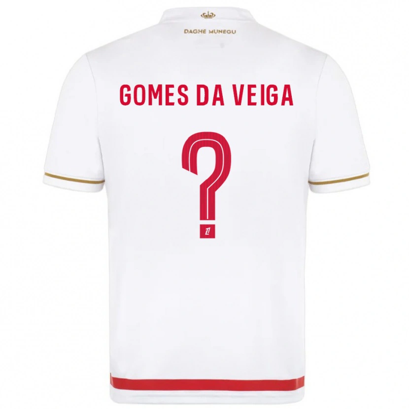 Danxen Kinder Melvin Gomes #0 Rot Weiß Heimtrikot Trikot 2025/26 T-Shirt