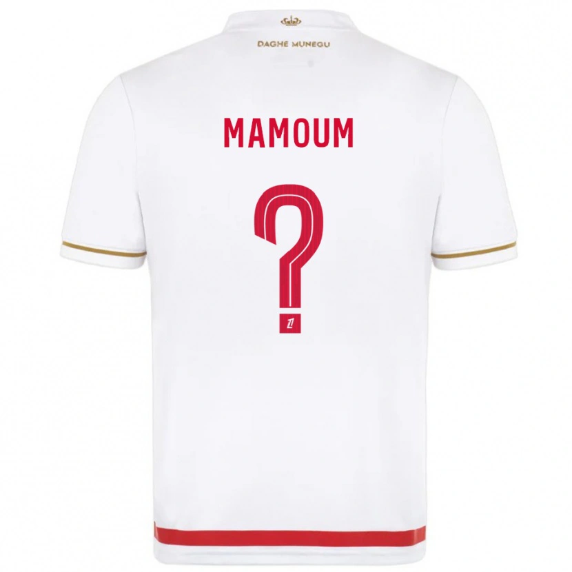 Danxen Kinder Diego Mamoum #0 Rot Weiß Heimtrikot Trikot 2025/26 T-Shirt