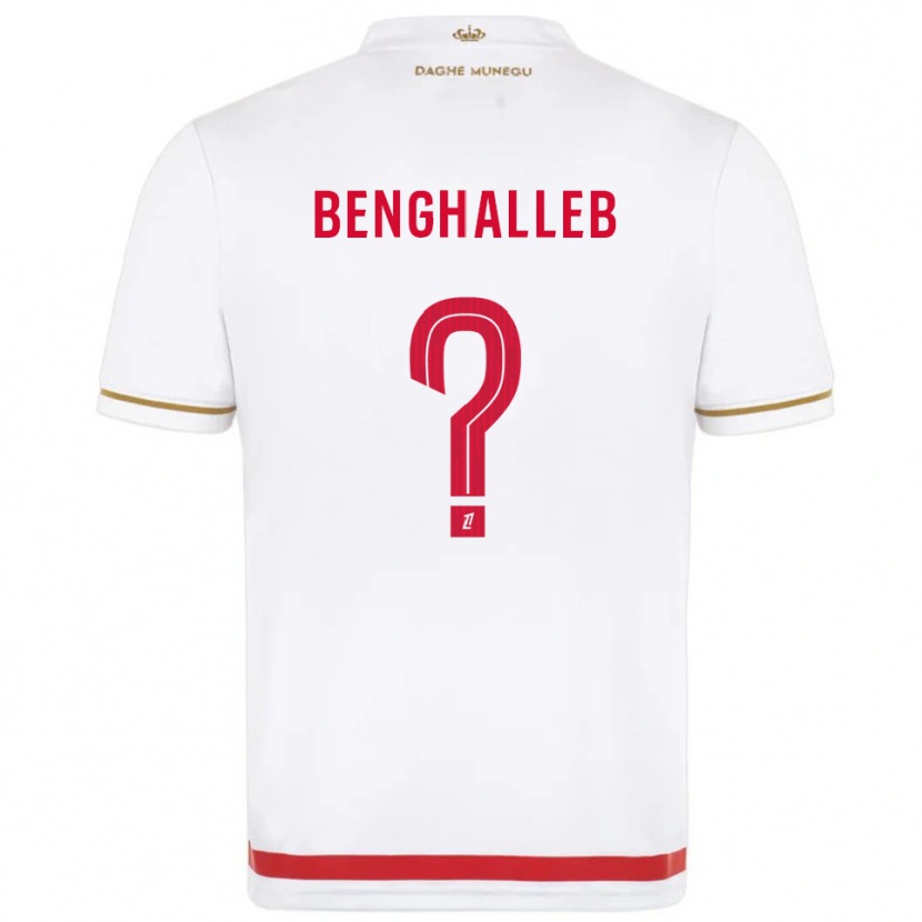 Danxen Kinder Adam Benghalleb #0 Rot Weiß Heimtrikot Trikot 2025/26 T-Shirt