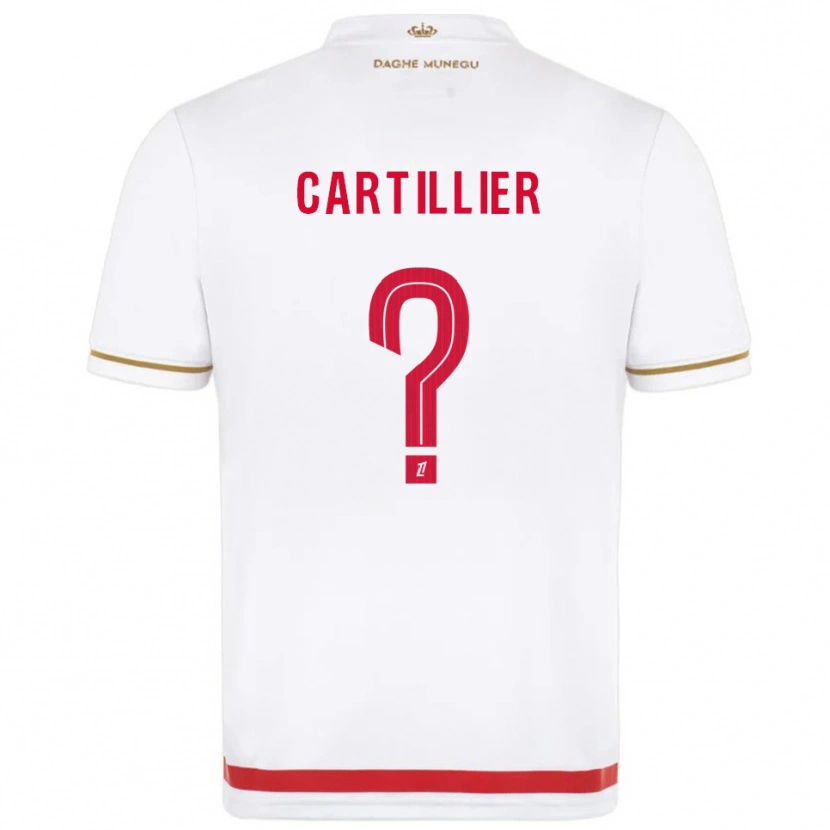 Danxen Kinder Antonin Cartillier #0 Rot Weiß Heimtrikot Trikot 2025/26 T-Shirt