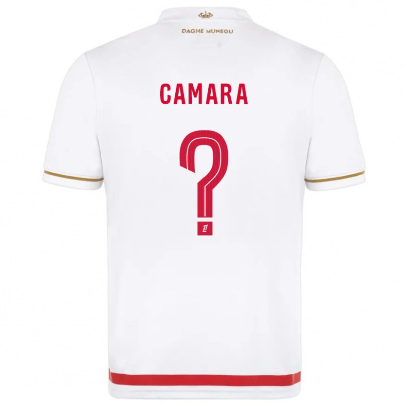 Danxen Kinder Ladji Camara #0 Rot Weiß Heimtrikot Trikot 2025/26 T-Shirt