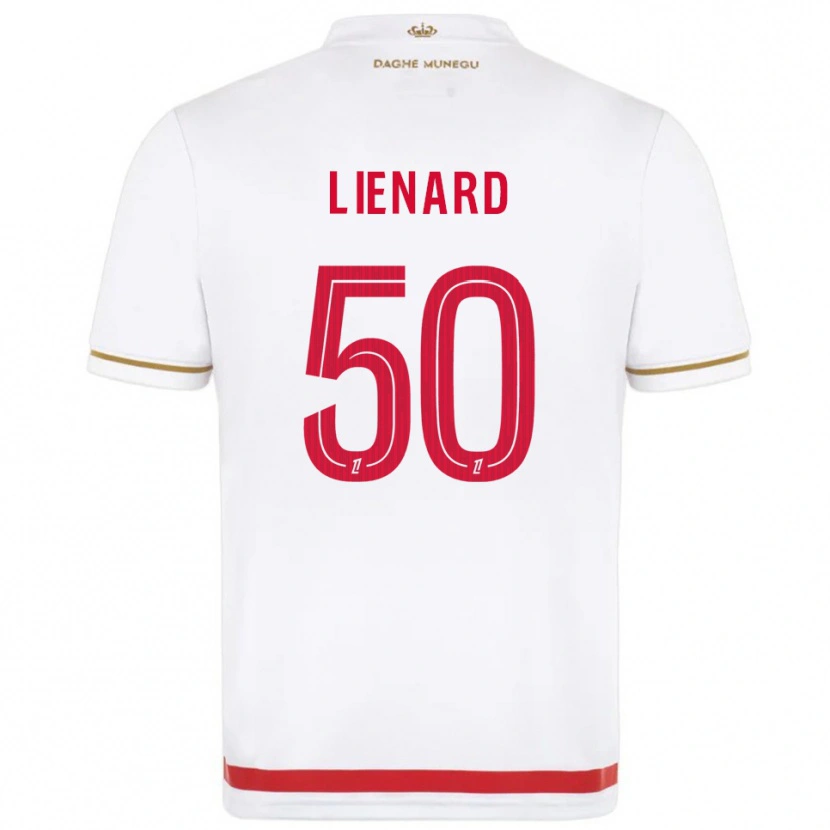 Danxen Kinder Yann Lienard #50 Rot Weiß Heimtrikot Trikot 2025/26 T-Shirt