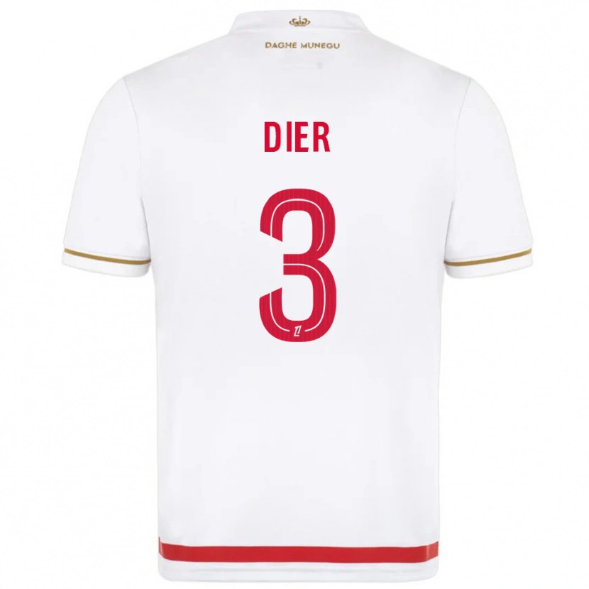 Danxen Kinder Eric Dier #3 Rot Weiß Heimtrikot Trikot 2025/26 T-Shirt