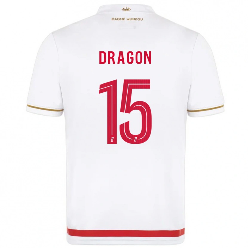 Danxen Kinder Clément Dragon #15 Rot Weiß Heimtrikot Trikot 2025/26 T-Shirt