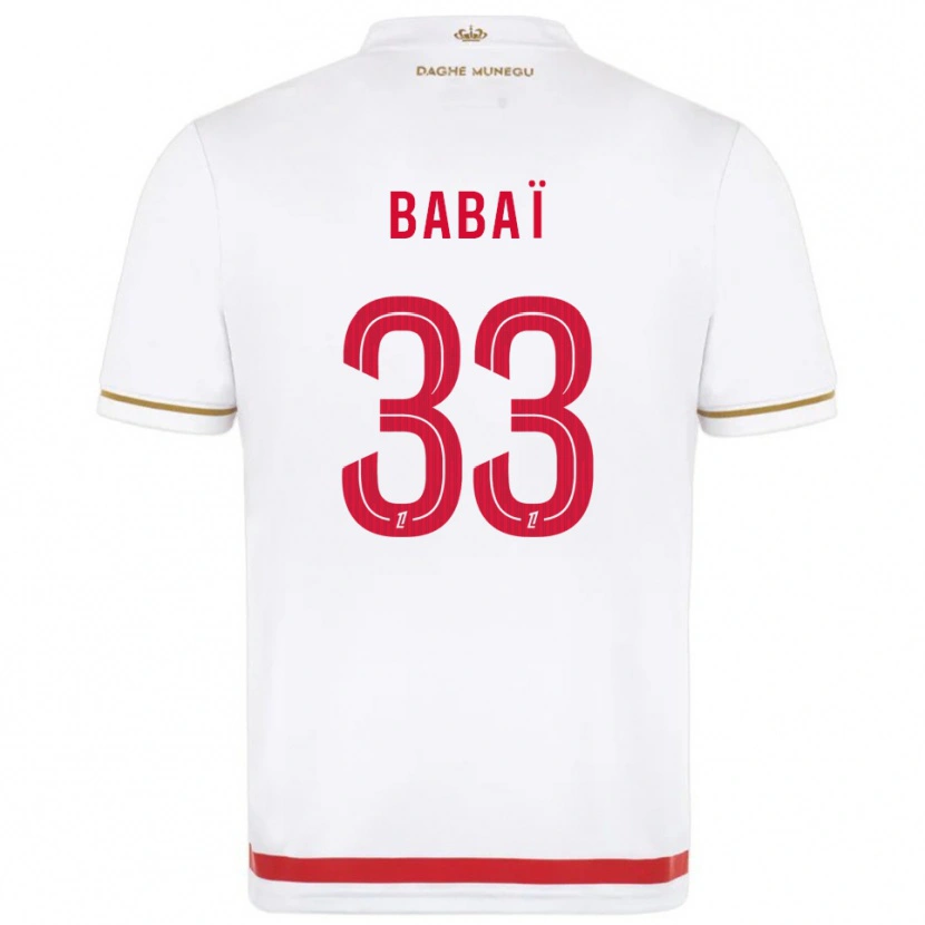 Danxen Kinder Nazim Babaï #33 Rot Weiß Heimtrikot Trikot 2025/26 T-Shirt