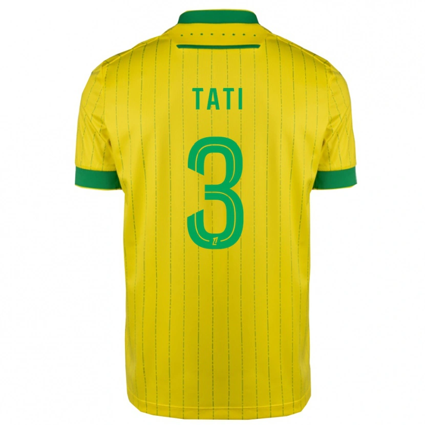 Danxen Kinder Tylel Tati #3 Gelb Grün Heimtrikot Trikot 2025/26 T-Shirt
