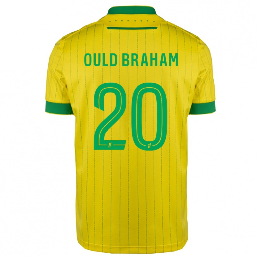 Danxen Kinder Amira Ould Braham #20 Gelb Grün Heimtrikot Trikot 2025/26 T-Shirt