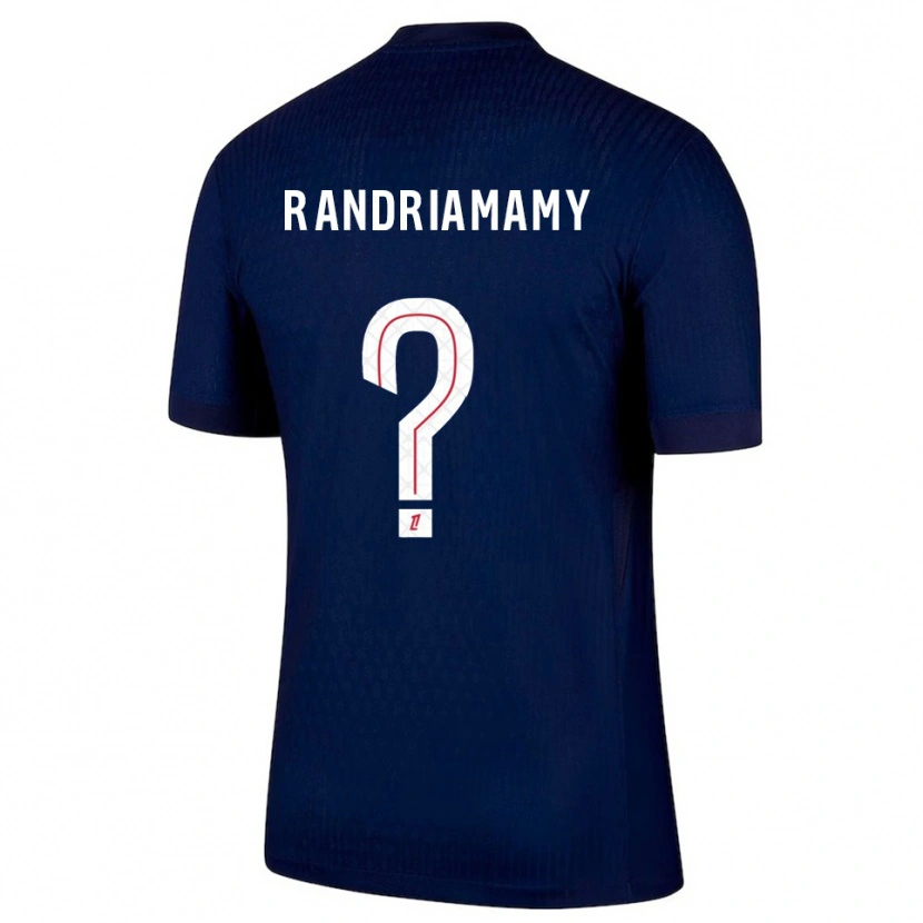 Danxen Kinder Mathyas Randriamamy #0 Marine Rot Heimtrikot Trikot 2025/26 T-Shirt