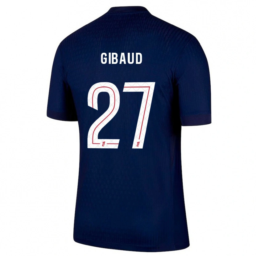 Danxen Kinder Pierre Gibaud #27 Marine Rot Heimtrikot Trikot 2025/26 T-Shirt
