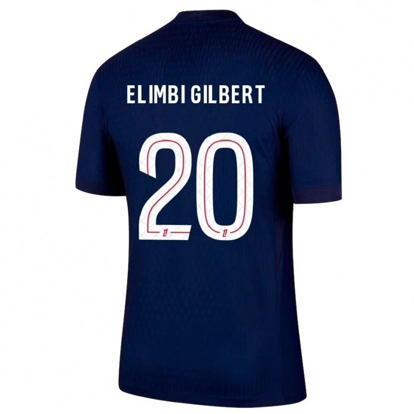 Danxen Kinder Tara Elimbi Gilbert #20 Marine Rot Heimtrikot Trikot 2025/26 T-Shirt
