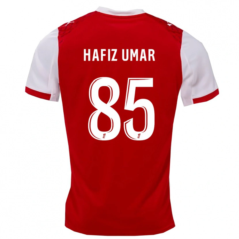 Danxen Kinder Ibrahim Hafiz Umar #85 Rot Weiß Heimtrikot Trikot 2025/26 T-Shirt