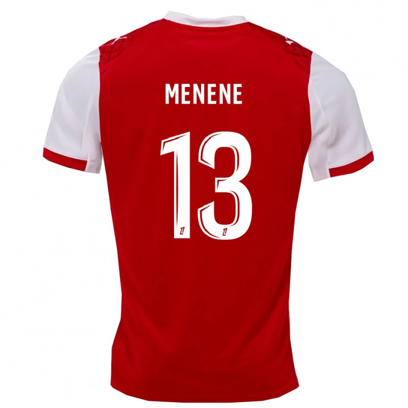 Danxen Kinder Meyong Menene #13 Rot Weiß Heimtrikot Trikot 2025/26 T-Shirt