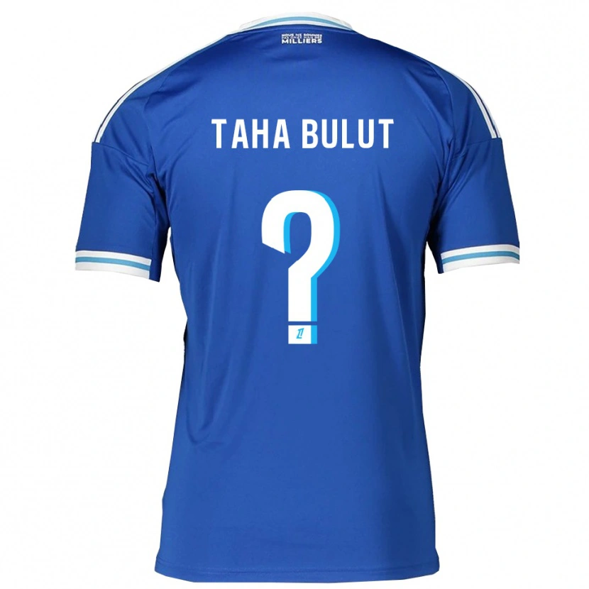 Danxen Kinder Yunus Taha Bulut #0 Blau Weiß Heimtrikot Trikot 2025/26 T-Shirt