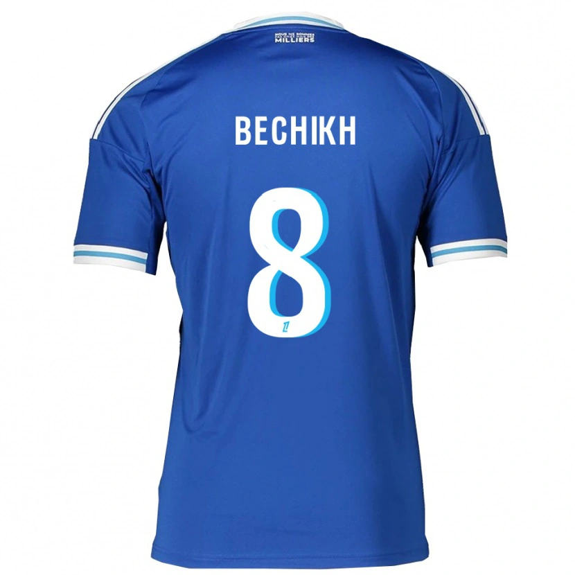 Danxen Kinder Mohamed Bechikh #8 Blau Weiß Heimtrikot Trikot 2025/26 T-Shirt