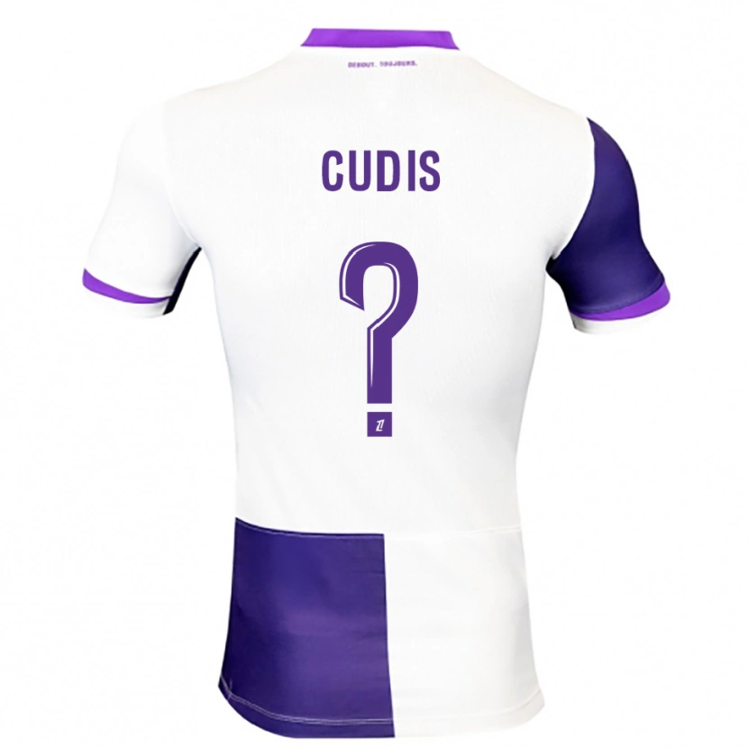 Danxen Kinder Sacha Cudis #0 Lila Weiß Heimtrikot Trikot 2025/26 T-Shirt