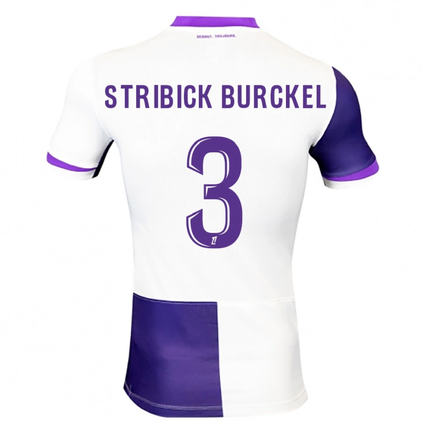 Danxen Kinder Laetitia Stribick-Burckel #3 Lila Weiß Heimtrikot Trikot 2025/26 T-Shirt