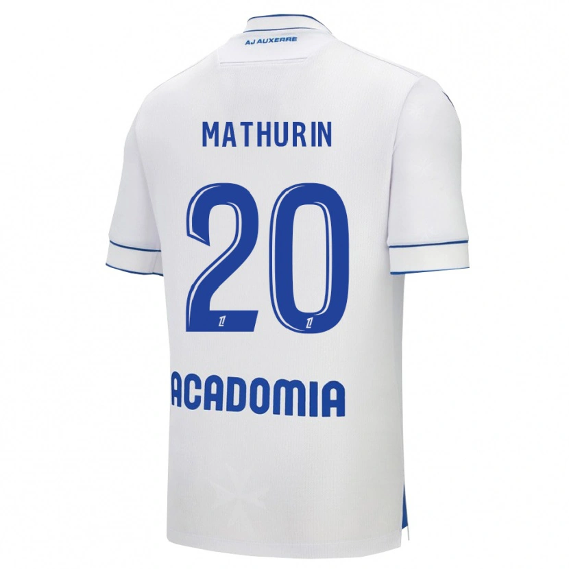 Danxen Kinder Anis Mathurin #20 Weiß Blau Heimtrikot Trikot 2025/26 T-Shirt