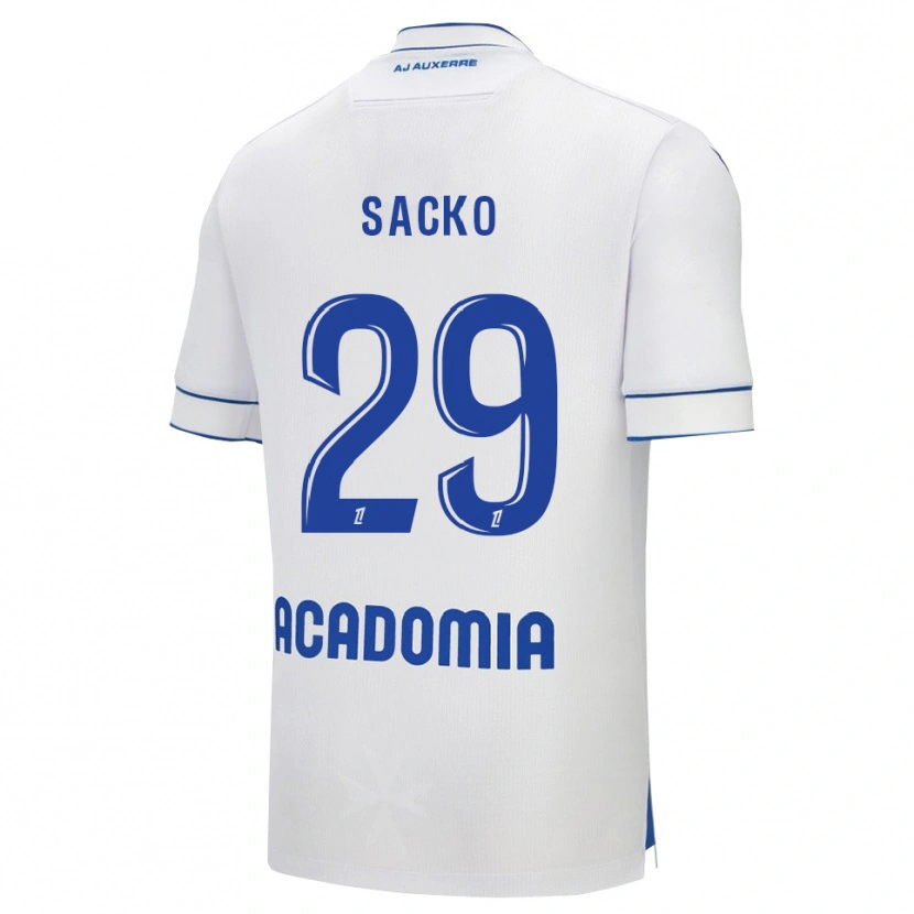 Danxen Kinder Nimetigna Sacko #29 Weiß Blau Heimtrikot Trikot 2025/26 T-Shirt